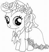 Pony Little Coloring Pages Scootaloo Printable Baby Princess Color Sweetie Belle Print Celestia Colouring Sheets Lil Supercoloring Mlp Outline Book sketch template