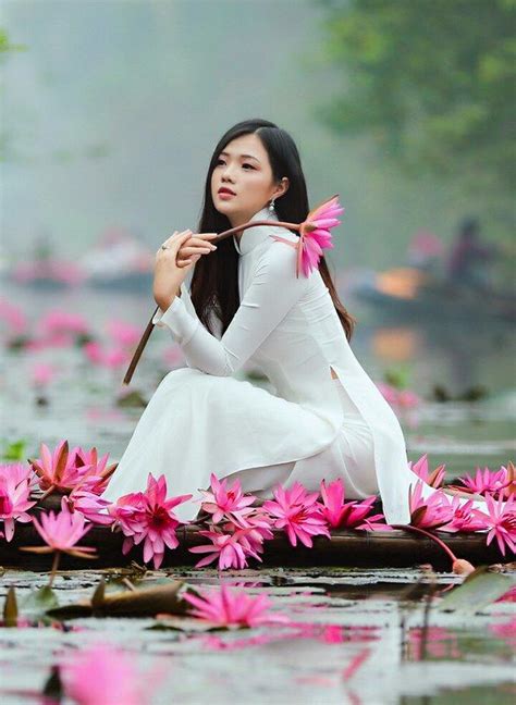 song ngân beautiful chinese women asian beauty ao dai