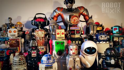 My Toy Robot Collection Vintage And Collectible Toys Youtube