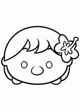 Tsum Coloring Pages Lilo sketch template