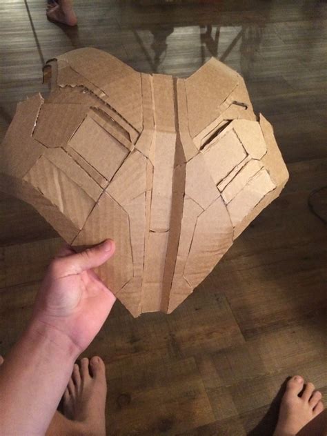 iron man hand  cardboard easy link    model