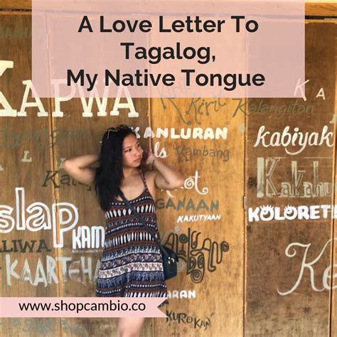 love letter  tagalog  native tongue tagalog love letters