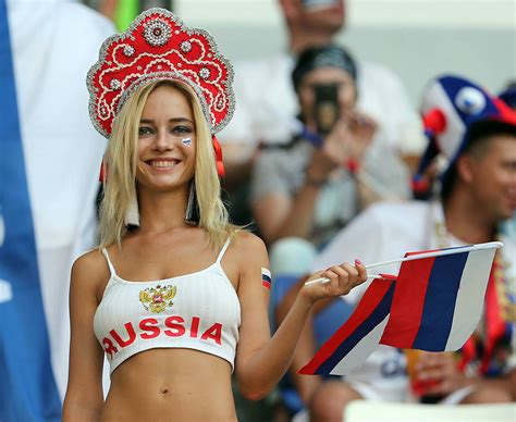 Russia’s Hottest World Cup Fan’ Dazzles In Uruguay Showdown Daily Star