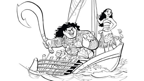 youll love  printable moana coloring pages