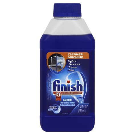 finish dishwasher cleaner solution liquid liquid fresh  ounces walmartcom