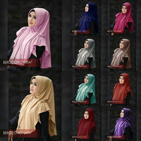 hijab bergo chic safa fashion hijab terbaru  trend fashion style