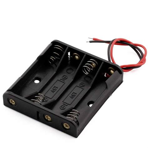4 X Aa Battery Holder Box Phipps Electronics