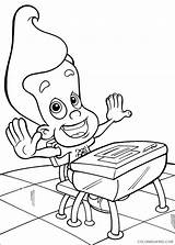 Coloring4free Genius Neutron Jimmy Adventures Boy Coloring Printable Pages Related Posts sketch template