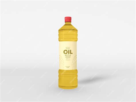 premium psd plastic cooking oil bottle mockup