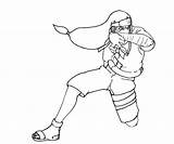 Neji Hyuga Coloring Pages Random Teenager Template sketch template