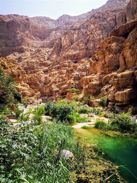 hiking   wadi shab sur oman safe  healthy travel