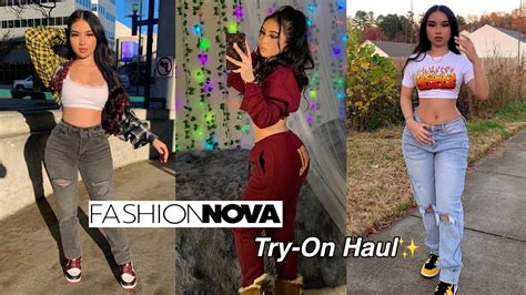 huge fashion nova try on haul💕 youtube