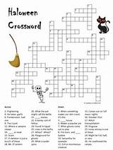 Crossword Worksheets Clues sketch template