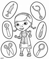 Coloring Tools Medical Use Various Kids sketch template