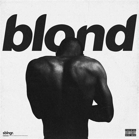 alternative album cover  blonde