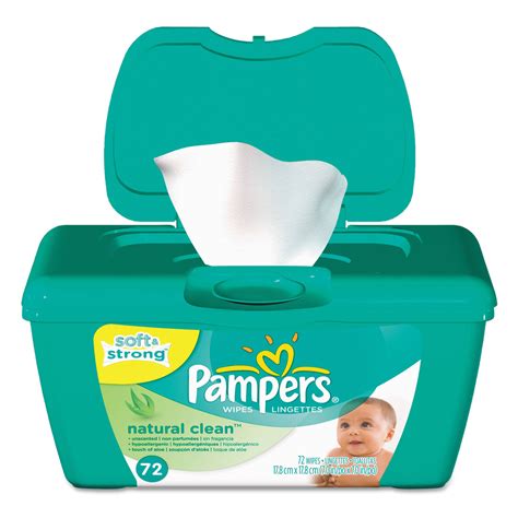 natural clean baby wipes  pampers pgcea ontimesuppliescom
