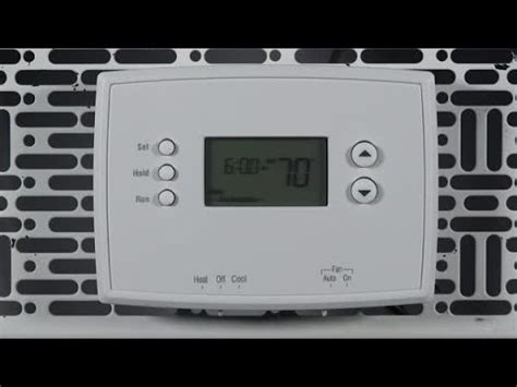 program schedules   rthb thermostat resideo youtube