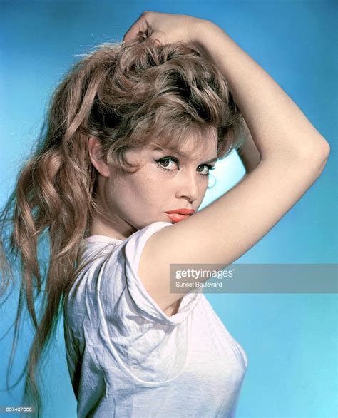 French Actress And Sex Symbol Brigitte Bardot News Photo