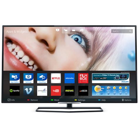 philips pft   smart full hd led tv built  wifi freeview hd black ebay