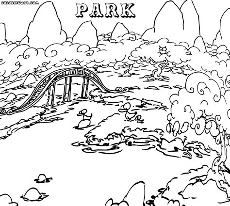 park coloring  park coloring
