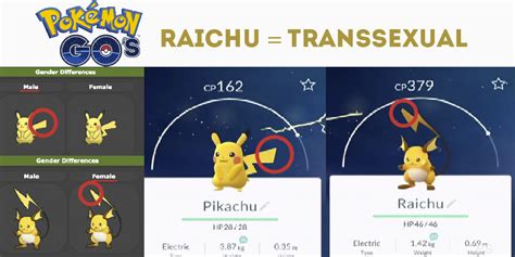 Male Pikachu Becomes Female Raichu In Pokémon Go Imgur