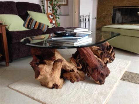 tree stump table base options diy rustic wood coffee