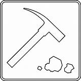 Rock Clipart Outline Clip Geology Hammer Cliparts Geologist Collecting Clipground Etc Clipartmag Library Medium Collection Rl sketch template