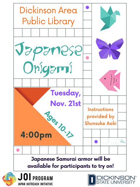 japanese origami dickinson