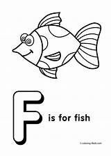 Alphabet Coloring Pages Kids Letter Preschool Printable Words Drawing Letters Printables Worksheets Fish Print Activities Ray Colouring Coloringhome Sheets Getdrawings sketch template