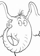Horton Hears Who Dr Seuss Coloring Pages Drawing Elephant Printable Clip Preschool Getdrawings Color Flower Print Popular Crafts Kids Getcolorings sketch template