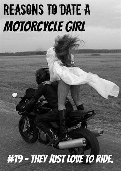 10 reasons to date a motolady motorcycle girl biker life motorcycle