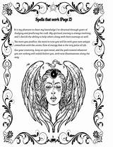 Fertility Spells Spell Magic Wiccan sketch template
