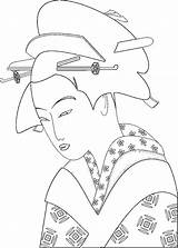 Japanese Coloring Pages Getdrawings sketch template