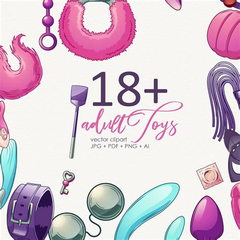 Sex Toys Clipart Intimate Toy Sex Play Dildo Clipart Plug Etsy New
