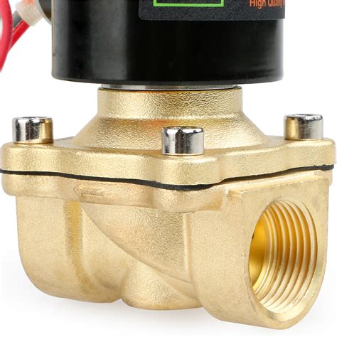ussolid electric solenoid valve   ac solenoid valve brass body  closed viton