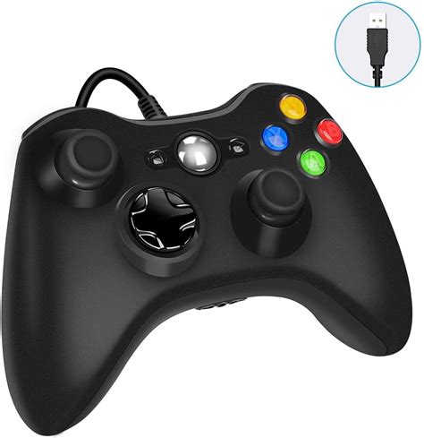 xbox  wired controller  microsoft xbox  game controller  dual vibration turbo
