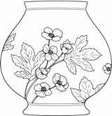 Vase Coloring Printable Pages Template Flower Decorations Crafts Drawing Flowers Pattern Greek Color Letter Templates Patterns Supercoloring Mandala Paper Printables sketch template