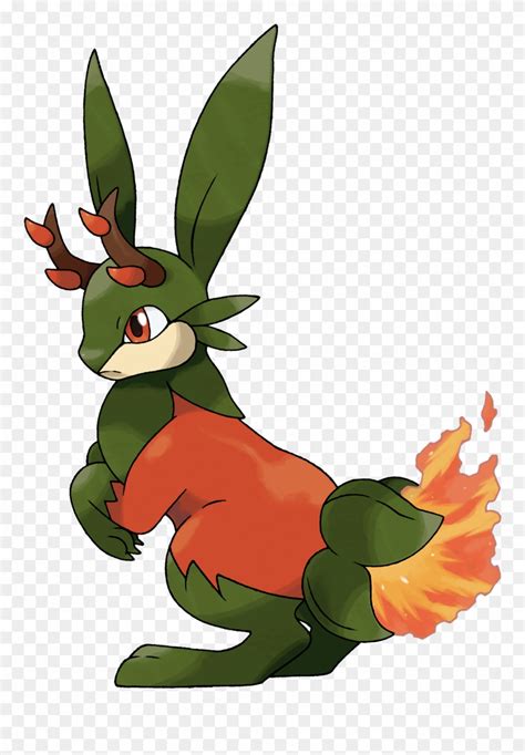 48995481 Pokemon Fire Grass Type Clipart 887304