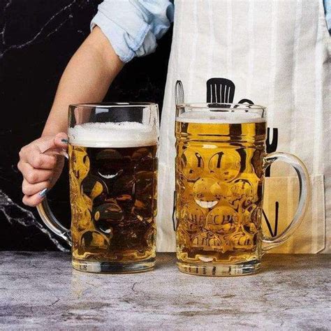 1000ml Large Beer Mug Thick Crystal Glass Hero Cup Beer Mug Mugs Beer