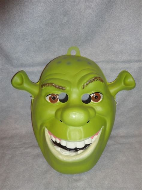 shrek pvc mask ogre        full face adult green
