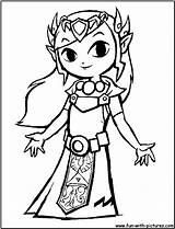 Zelda Coloring Pages Para Colorear Link Printable Dibujos Legend Color Princess Waker Wind Toon Sheets Imprimir La Colouring Book Legends sketch template