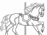 Coloring Merry Round Go Pages Horse Colour Getcolorings Color Getdrawings sketch template