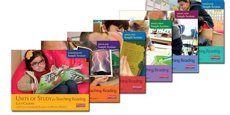 lucy calkins units  study samplers reading  writing