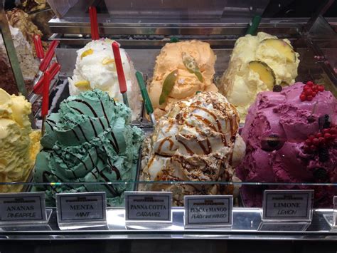 unique gelato flavours      italy