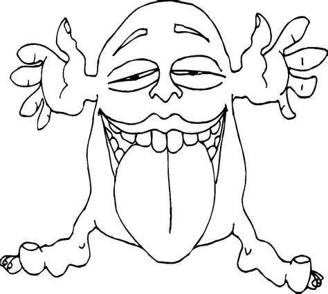 monster coloring pages kidsuki