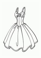Coloring Pages Dress Print sketch template