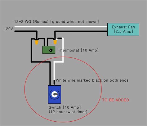 attic fan thermostat wiring diagram easywiring