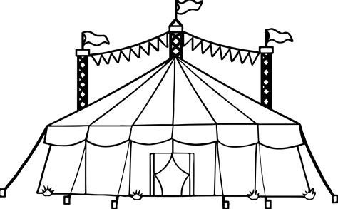 circus tent drawing  getdrawings