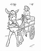Donkey Coloring Cart Pages Clipart Farm Animal Cute Animals Printable Kids Honkingdonkey Colouring Henry John Sheets Girl Giant Iron Print sketch template