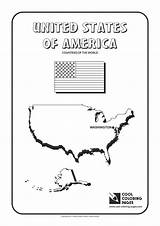 Coloring Pages Countries Usa Cool Kids sketch template